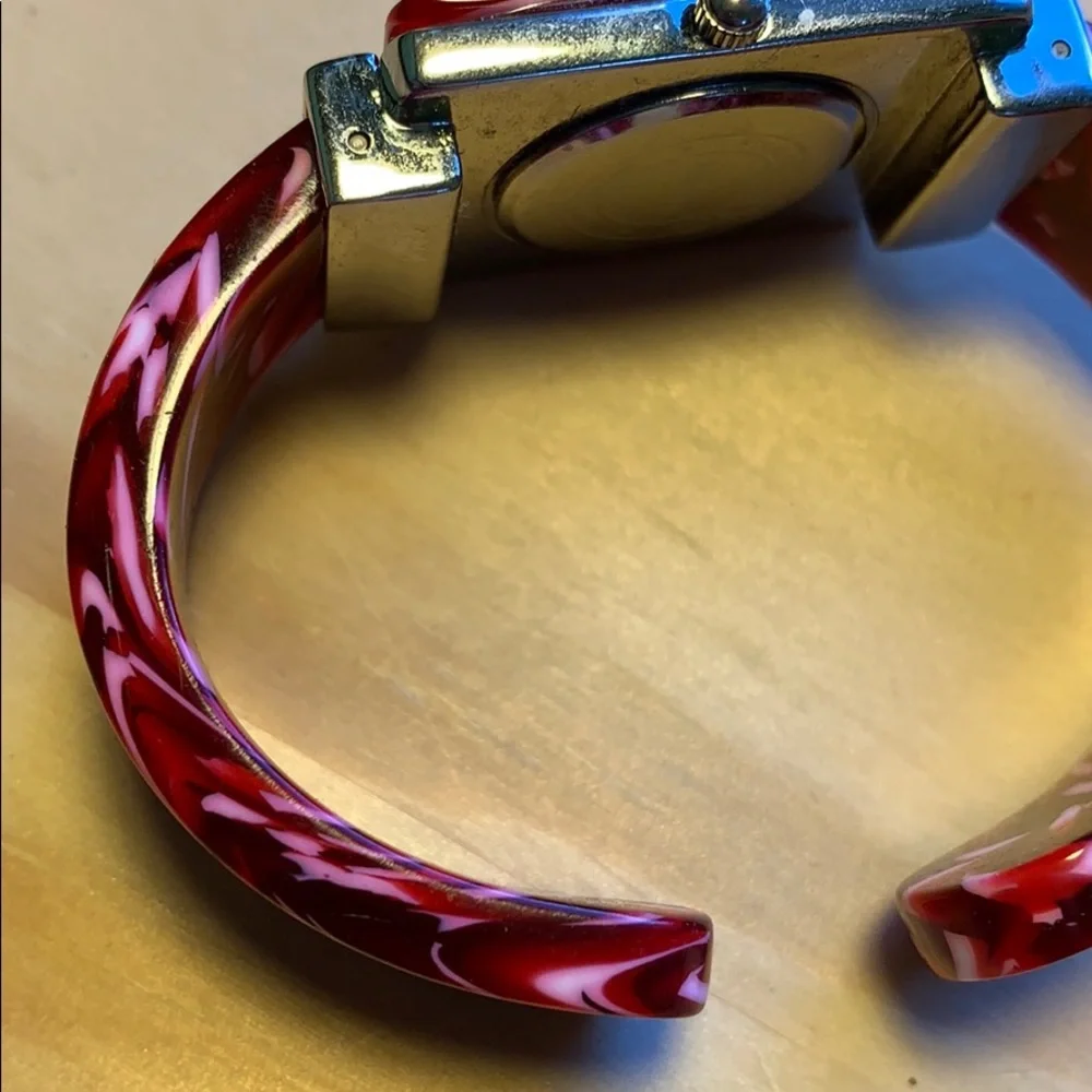 Narmi lucite bracelet watch fashionable fun
